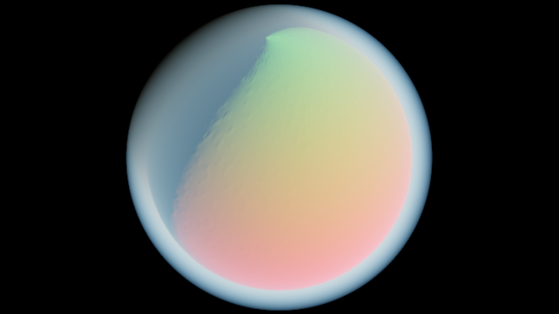 Average solar flux hitting the planet.