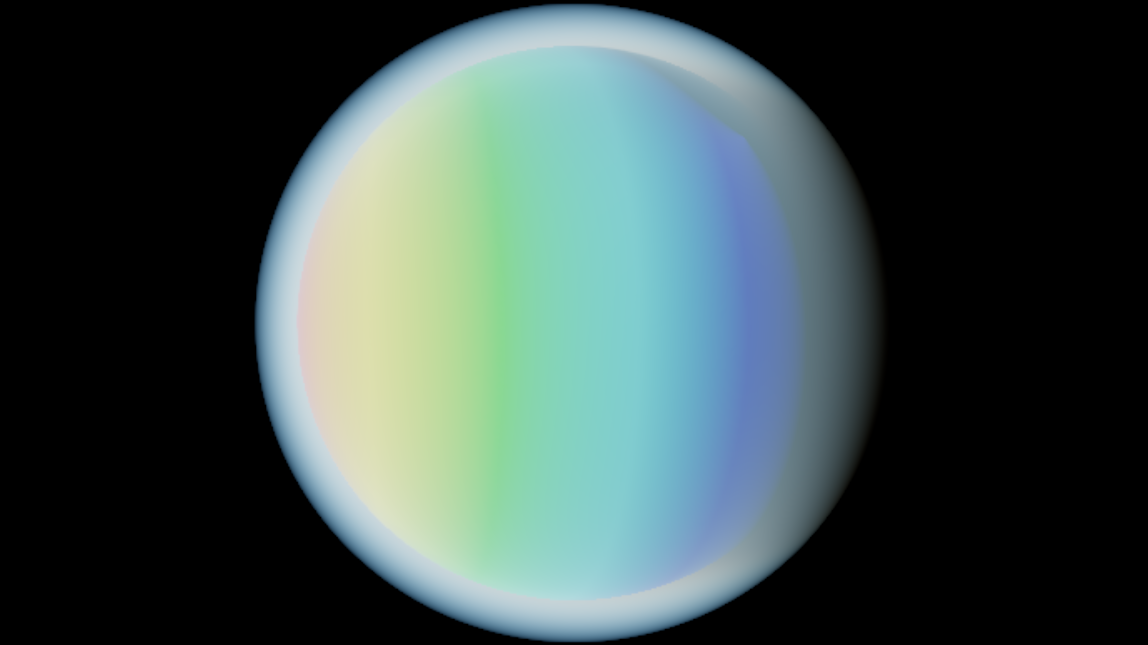 Intantaneous solar flux hitting the planet.