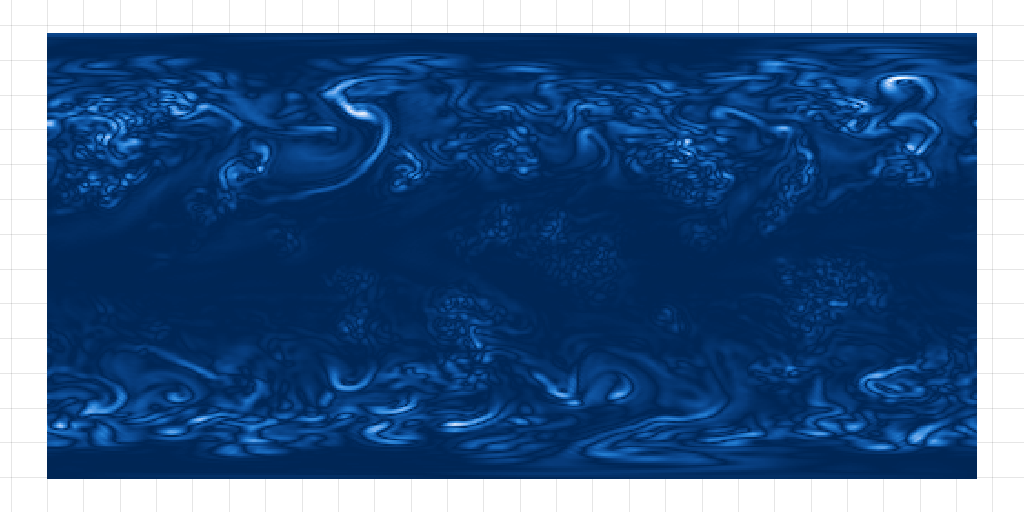 Relative vorticity changing over a 24-hour period.